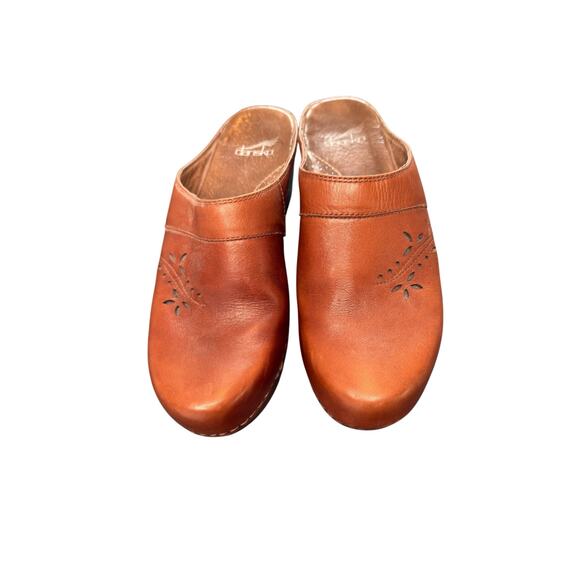 Dansko Trina Clogs Chestnut Brown Mules Gremlincore Forest Festival Size 8.5 - 9 - Picture 1 of 8
